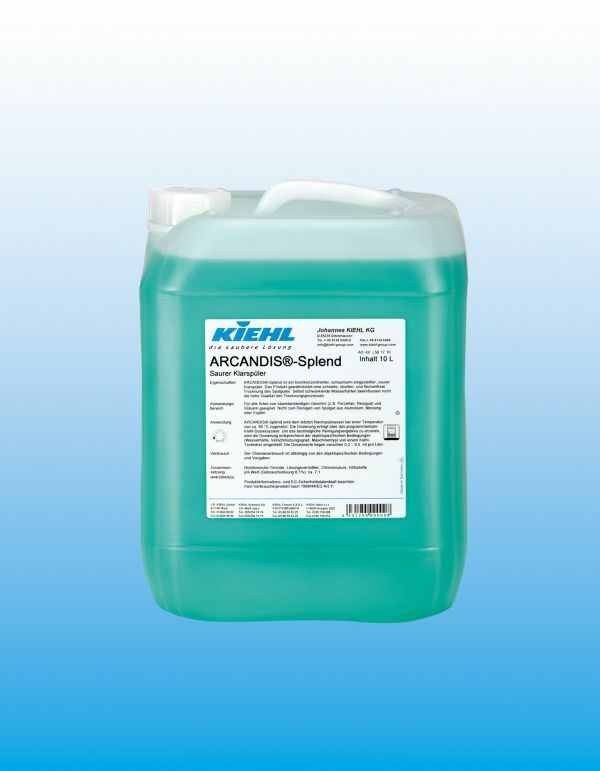 ARCANDIS®-Splend Detergent acid de clătit veselă 