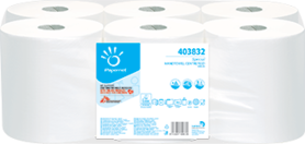 Prosoape de hartie in rulou (2 straturi) 100% celuloza, 108 m cu derulare centrala 