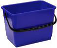 Ведра пластиковые синее и красное 4Л, дополнение к тележкам.